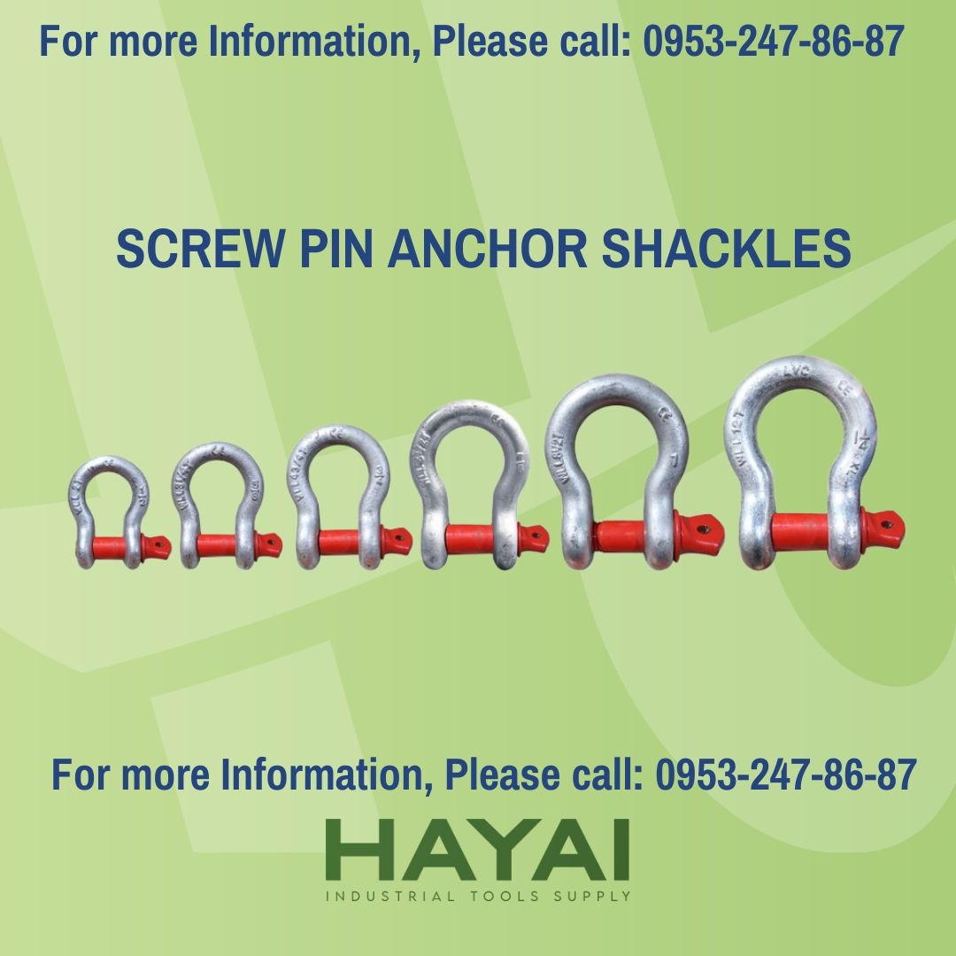 SCREW PIN ANCHOR SHACKLES, Commercial & Industrial, Construction Tools