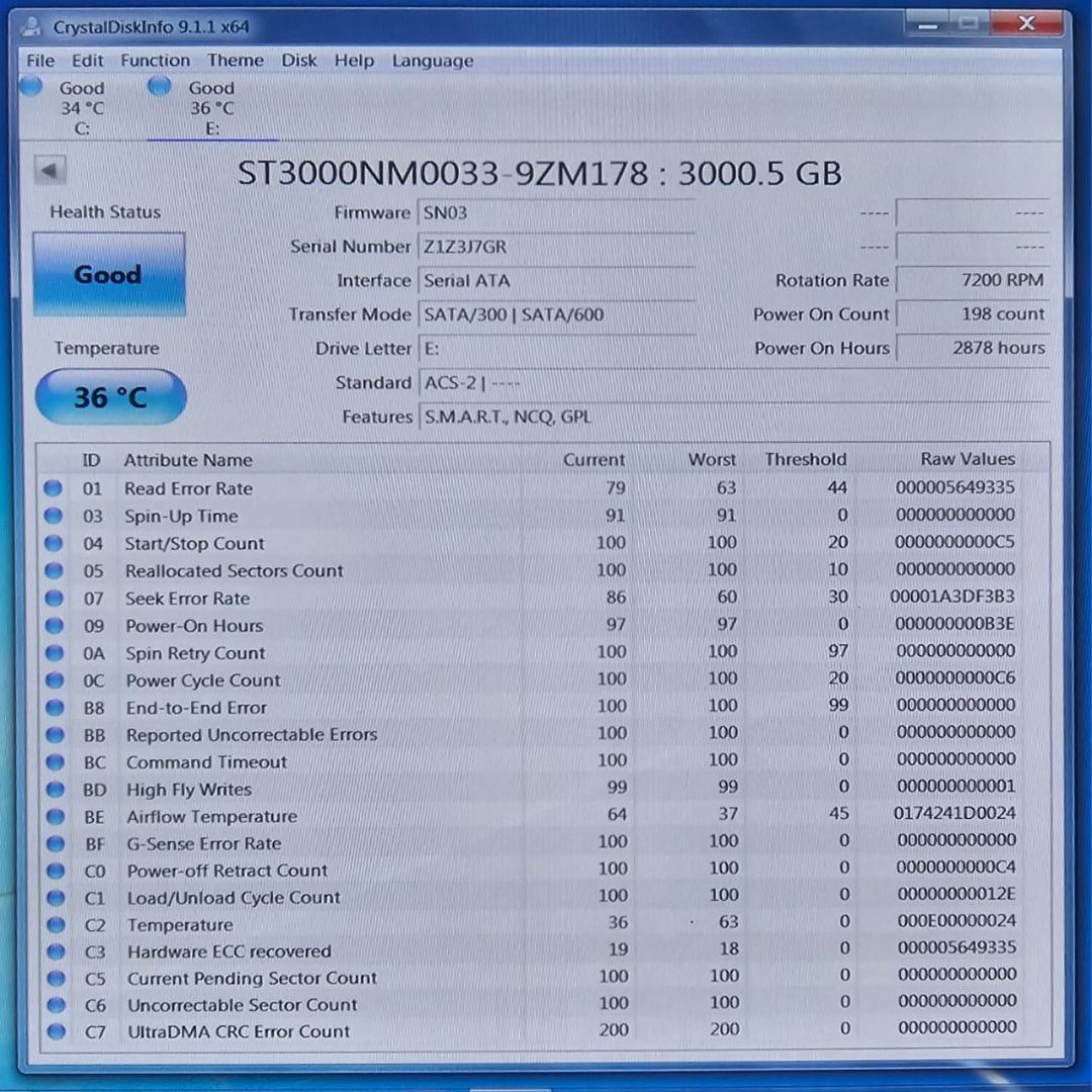 3.2 TB Ssd NEW Seagate Constellation 3TB 7200RPM 6Gb/s 3.5" SAS Hard Drive - Model ST3000NM0023 Server Hard Drive - Foto 12
