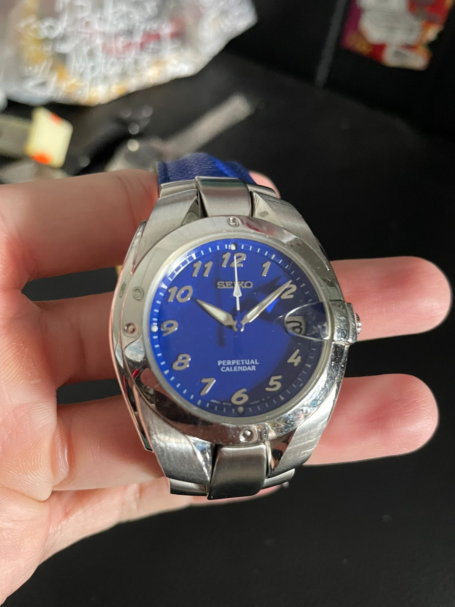Seiko perpetual calendar watch Luxury Watches on Carousell
