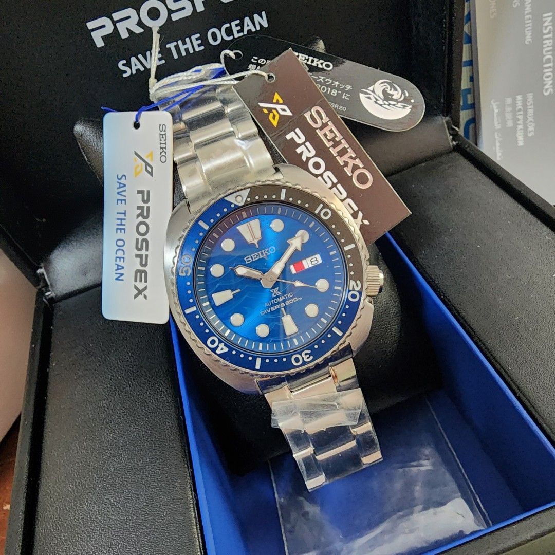 Seiko save the top ocean great white shark