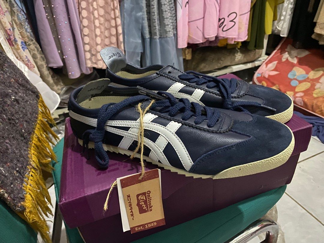 Sepatu Onitsuka Tiger Mexico 66 Deluxe Japan Jepang kulas kulit