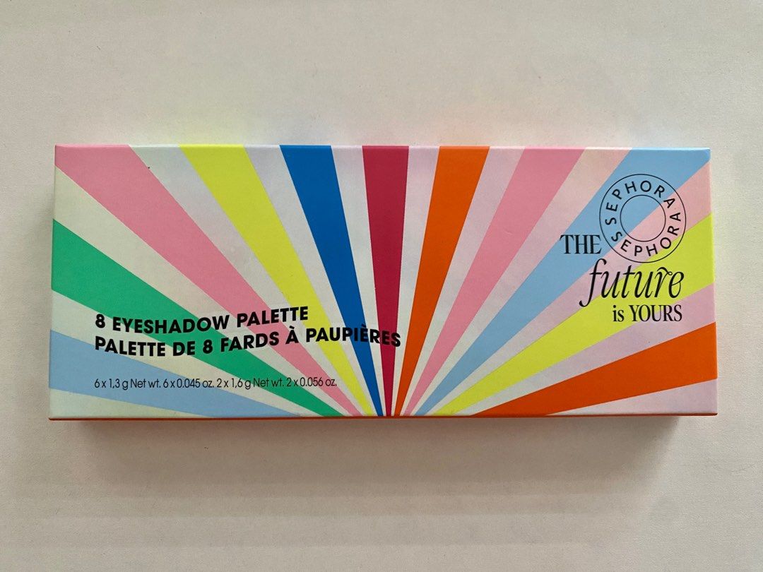 Sephora Collection 8 Eyeshadow Palette (The Future is Yours) (Category: Makeup) located in Pasig City. Submitted by jellybeanschic (Listing ID 1267435340, Image 2). Description: Comes with Sephora paperbag We also do US and Canada Pasabuy - PM here or inquire at 09198928316.