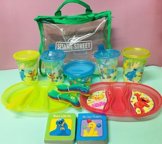 Sesame Street Take & Toss Set with Bag by Learning Curve