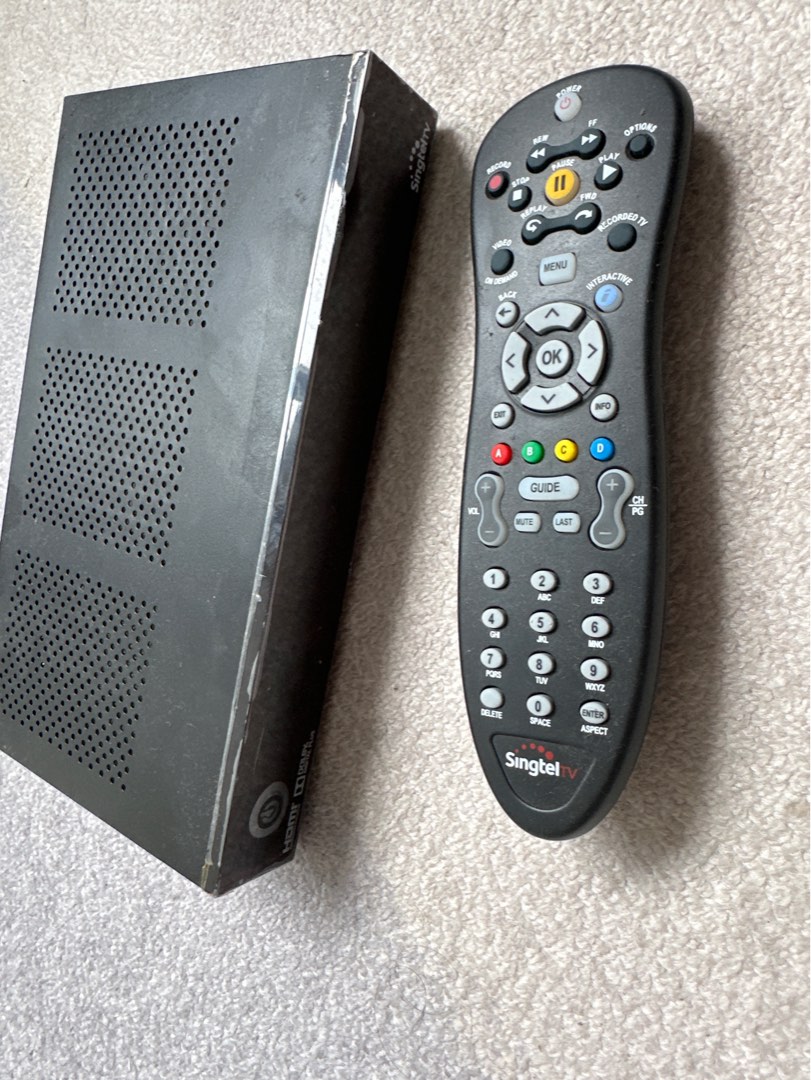 Singtel hdmi dolby setup box, TV & Home Appliances, TV & Entertainment ...