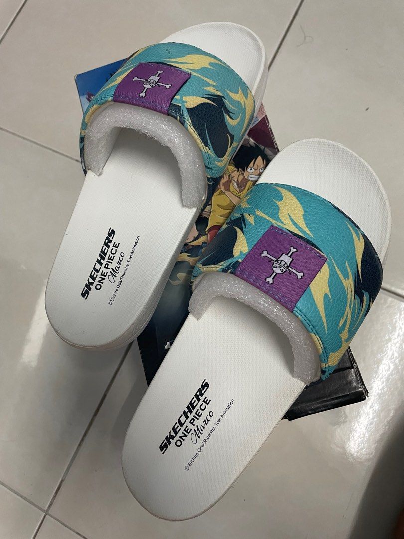 Skechers one piece slides discount