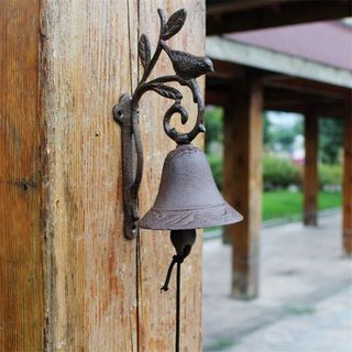 Solid Cast Iron Bird Bell Welcome Bell Door Bell