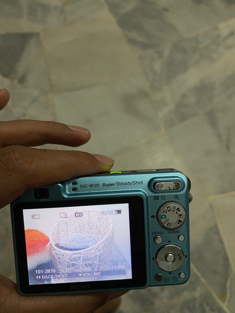 Sony cybershot dsc w120 vintage, Photography, Cameras on Carousell