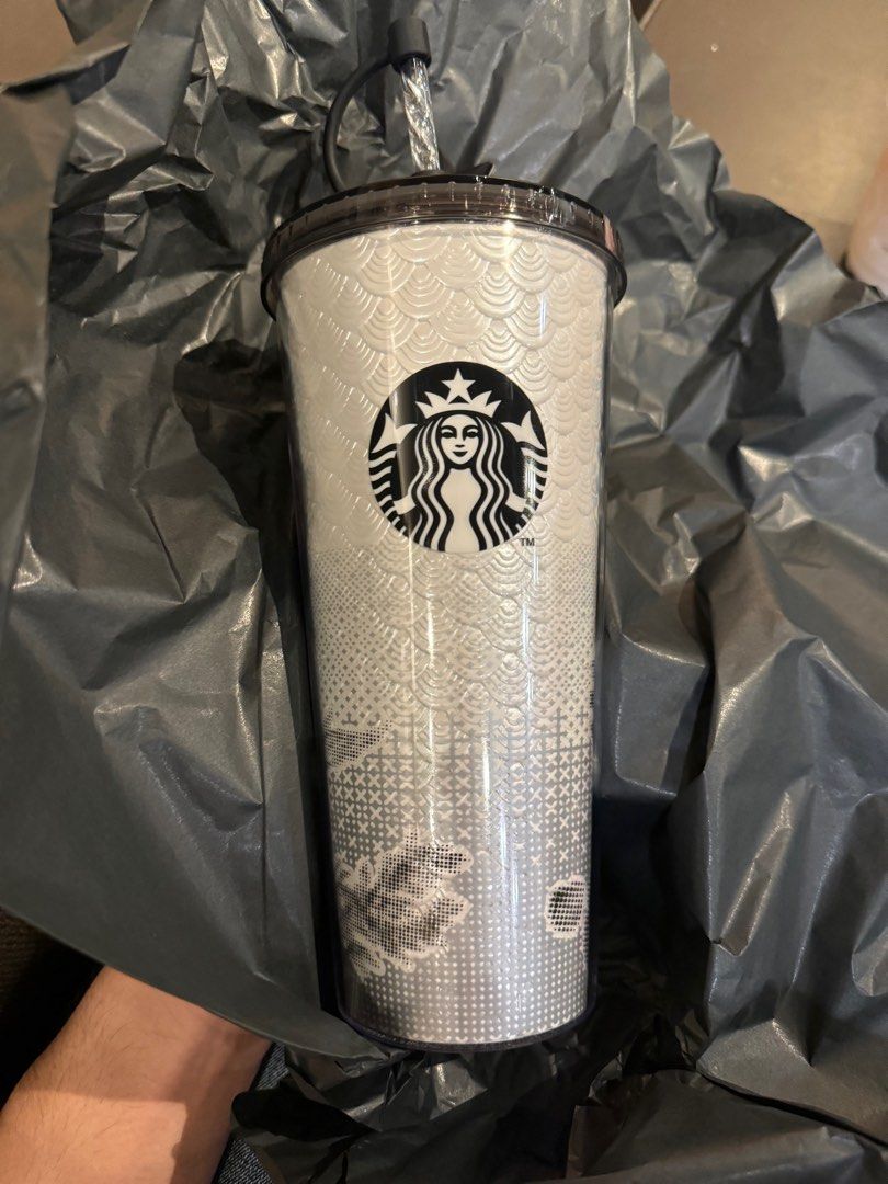 Starbucks 2024 Pearl Cold Cup Tumbler, Furniture & Home Living
