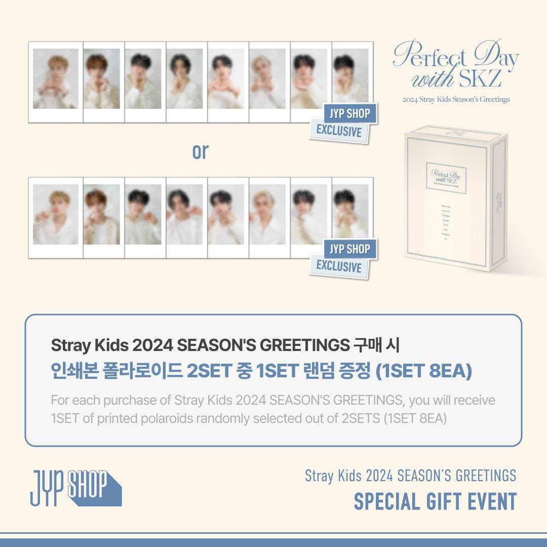 Stray Kids 2024 SEASON'S GREETINGS Perfect Day with SKZ, Hobbies & Toys