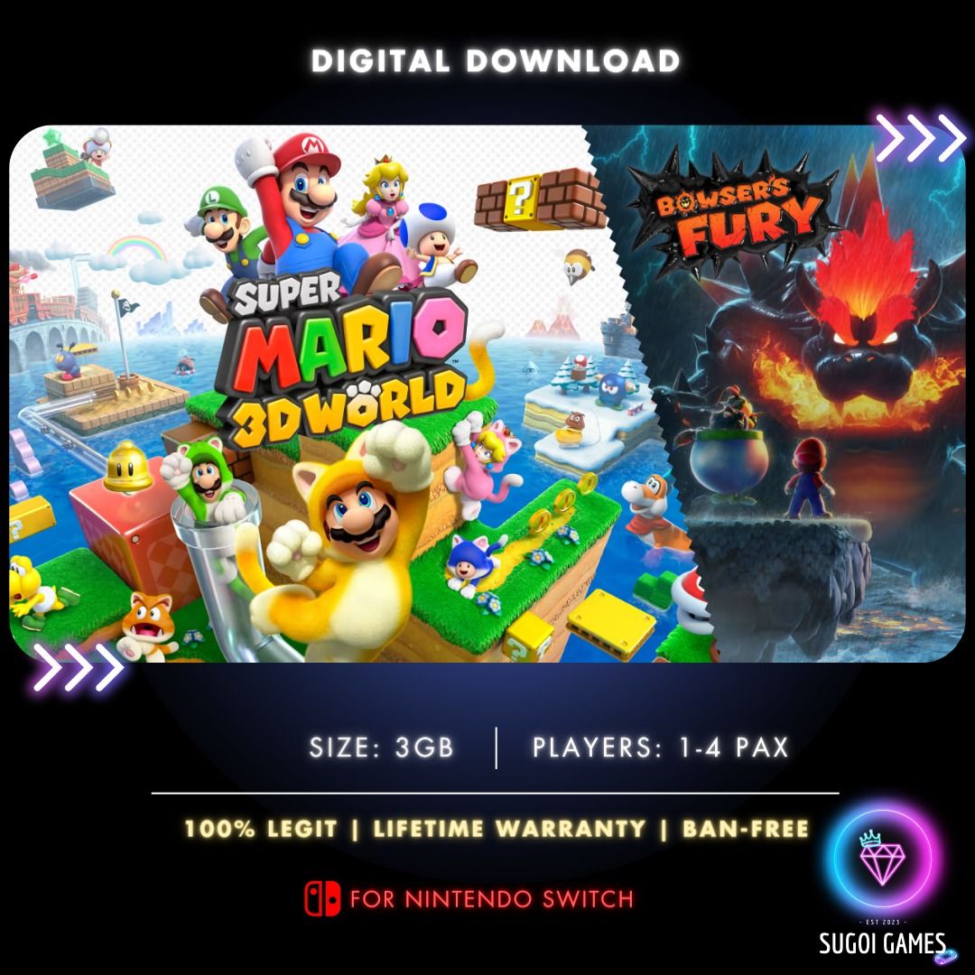 Super Mario™ 3D World + Bowser's Fury - Nintendo Switch [Digital] 