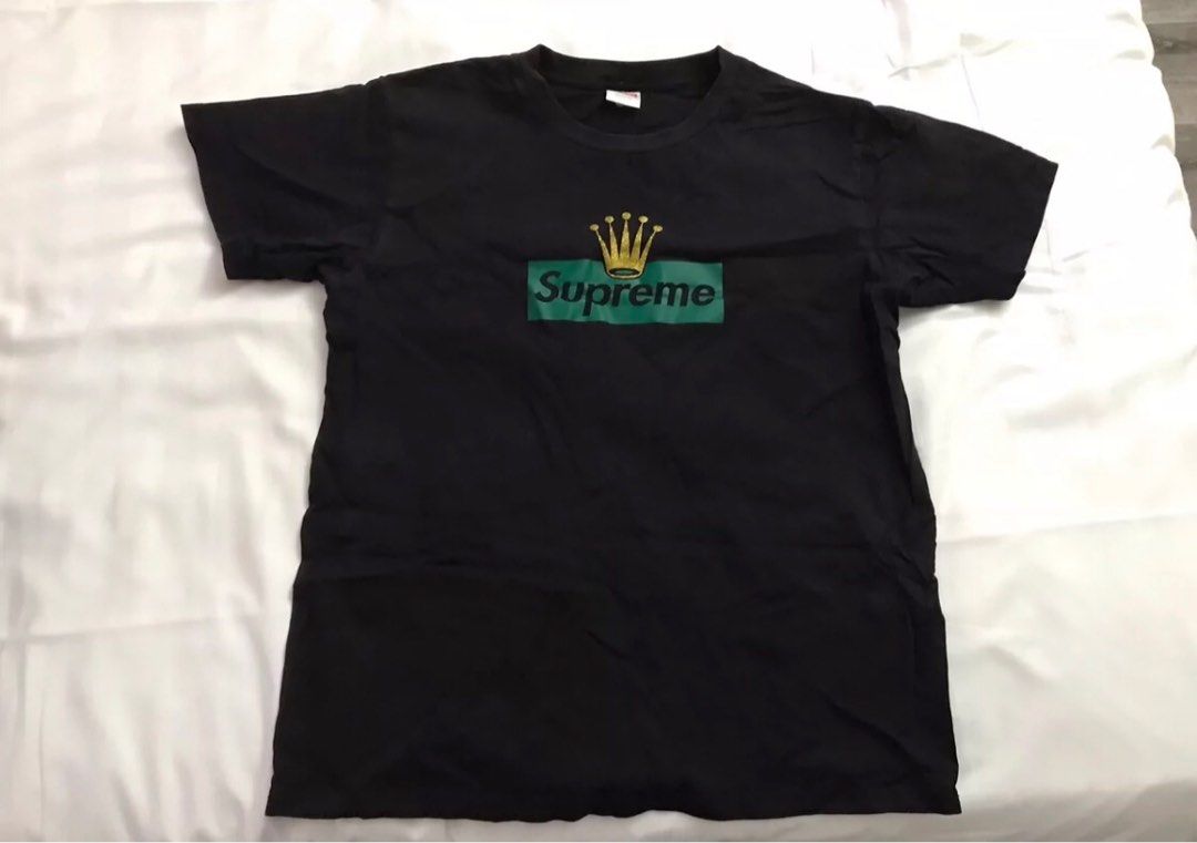 Supreme rolex tee sales