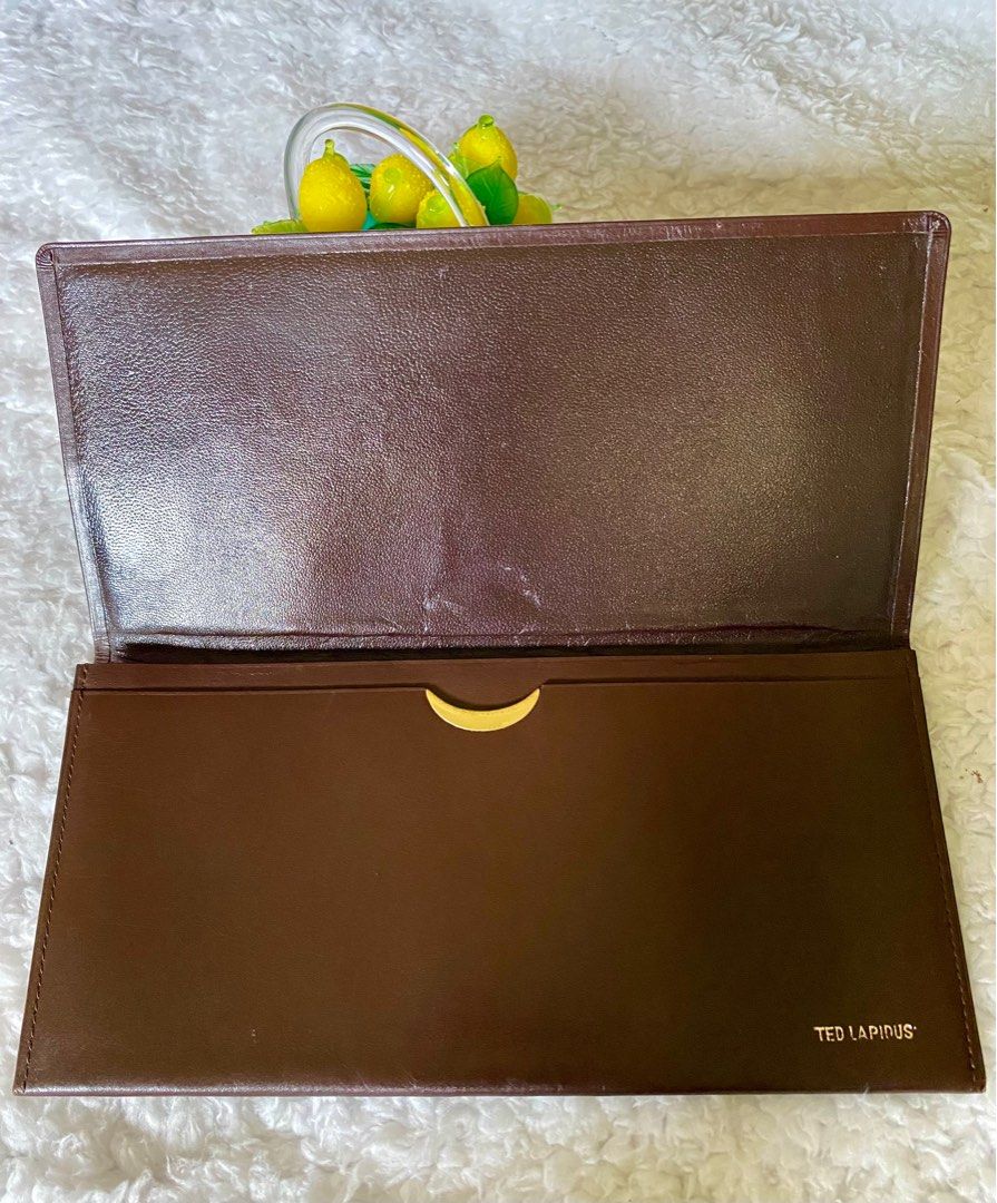 Ted Lapidus long wallet (Category: Luxury Bags & Wallets) located in Don Carlos. Submitted by pphixi (Listing ID 1267376805, Image 2). Description: Ted Lapidus soft leather wallet. Simple yet elegant. Perfect for those who does not like makakapal na wallet. Please refer to photos for details. .