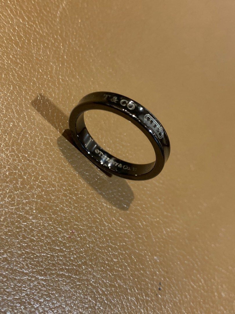 Tiffany 1837 titanium ring Women s Fashion Jewelry Organisers Rings on Carousell