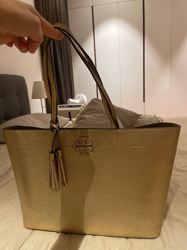Mcgraw metallic tote sales