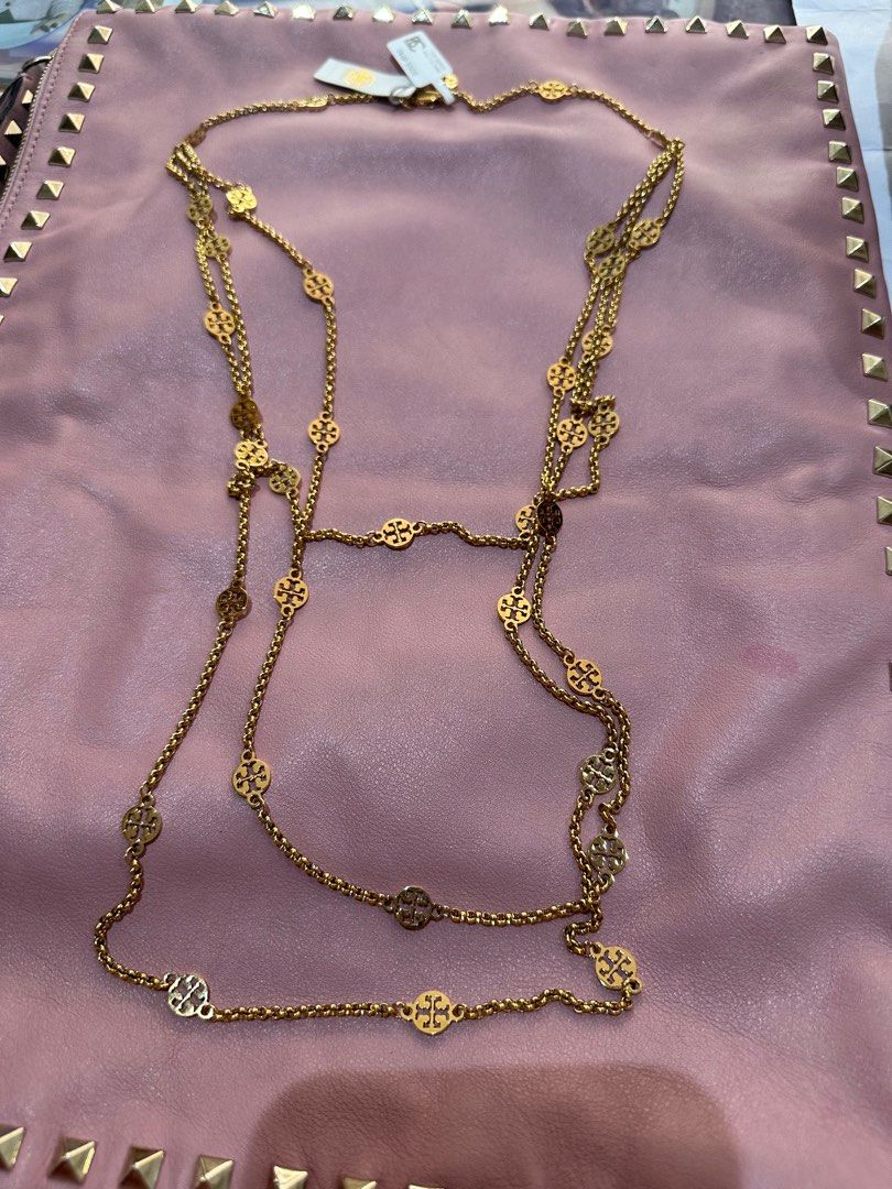 Tory burch multi strand necklace Women s Fashion Jewelry Organizers Necklaces on Carousell