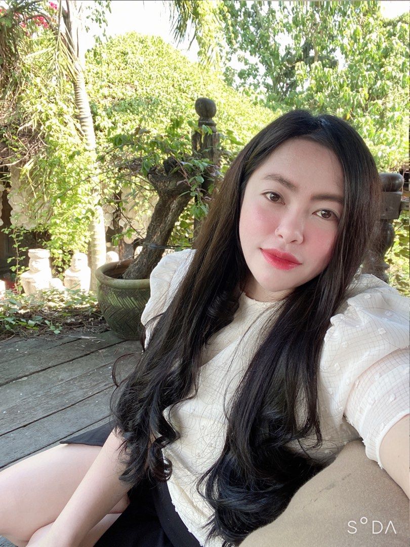 True Love puff sleeved blouse (Category: Blouses) located in Manila. Submitted by _junooo (Listing ID 1267471651, Image 3). Description: Rfs - decluttering.