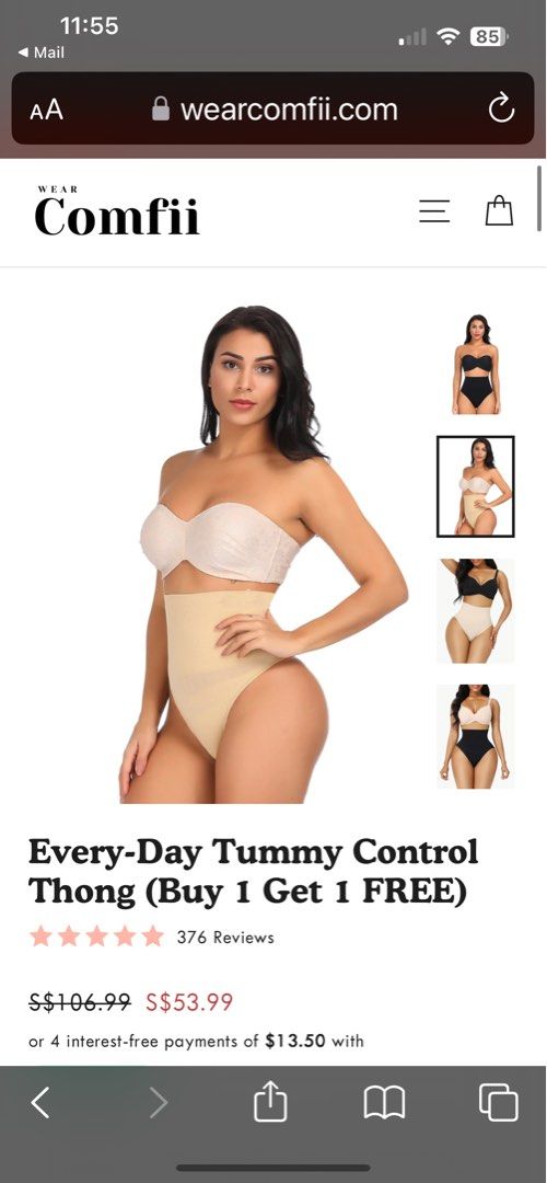 Tummy Tucking Underwear (size S), Women's Fashion, New