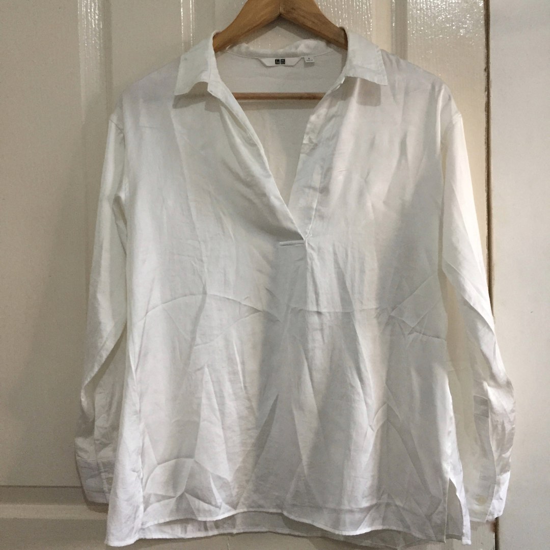 Long Sleeved 100 Silk Top 5