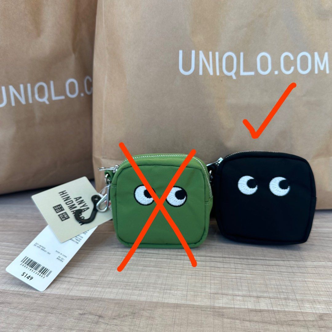 Uniqlo x Anya Hindmarch - Packable Bag, 名牌, 手袋及銀包- Carousell