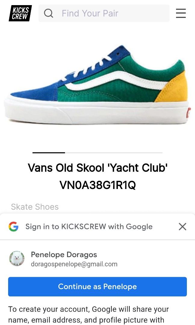 7.5 mens sale to womens vans