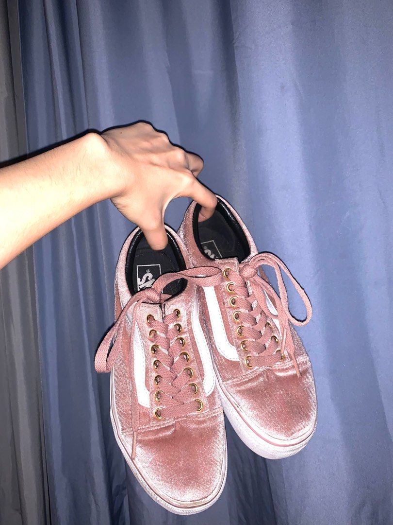 Limited Edition Vans Old Skool Suede Nude Pink Women s Fashion