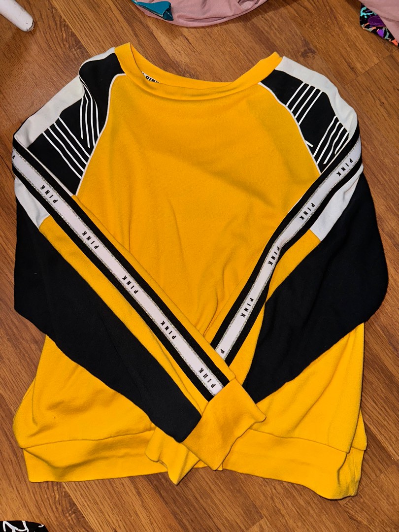 Victoria secret clearance pink jacket yellow