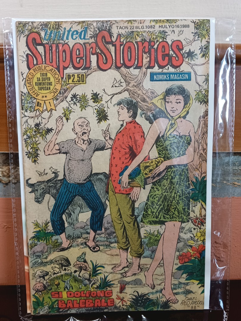 1988 United SuperStories #1068 Tagalog Philippines Love Stories Comics  Vintage