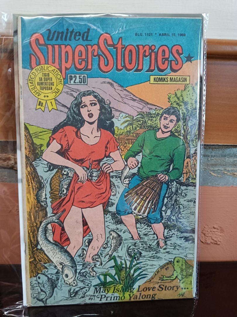 Vintage Tagalog Komiks - United SuperStories - Romance Drama