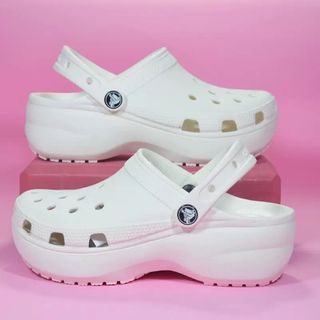 White clog heels on sale