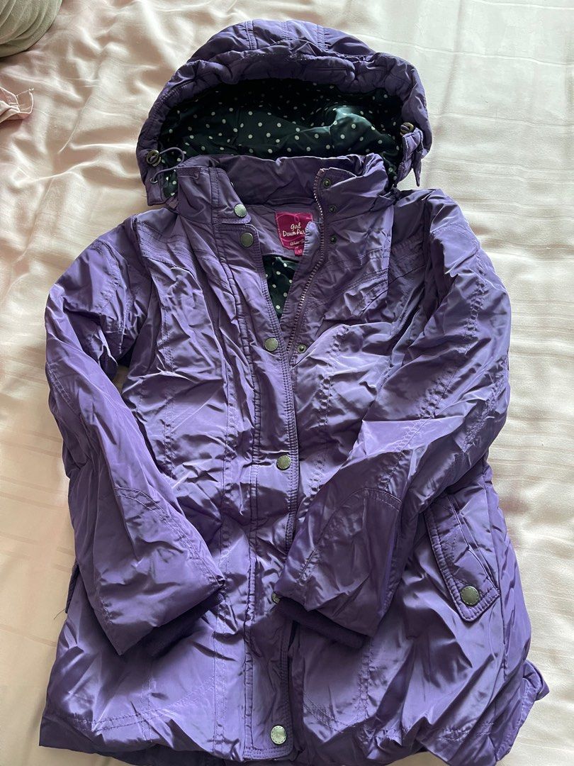Girls purple winter coat outlet
