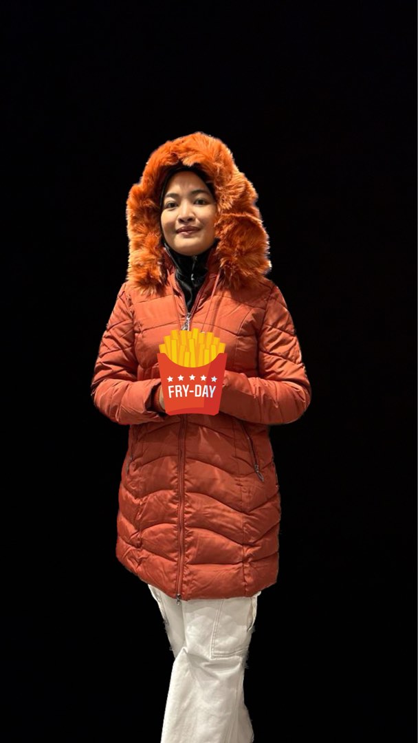 Burnt orange outlet winter jacket