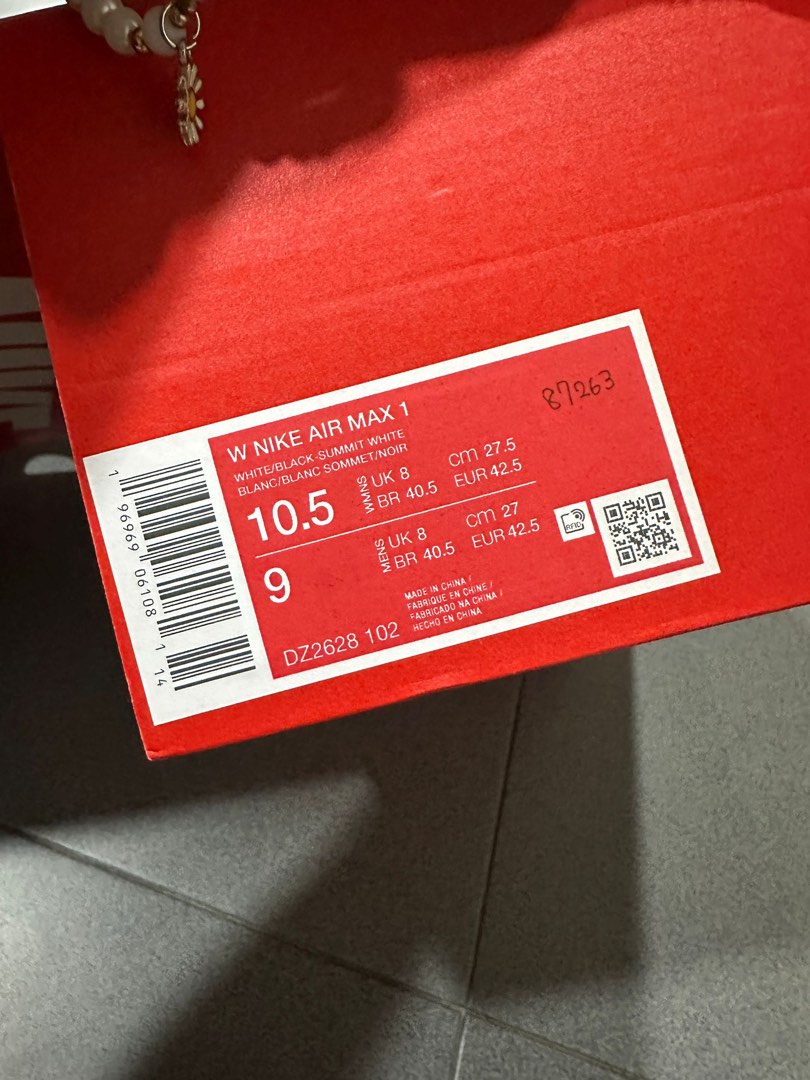 Nike air max 27 cheap red black and white