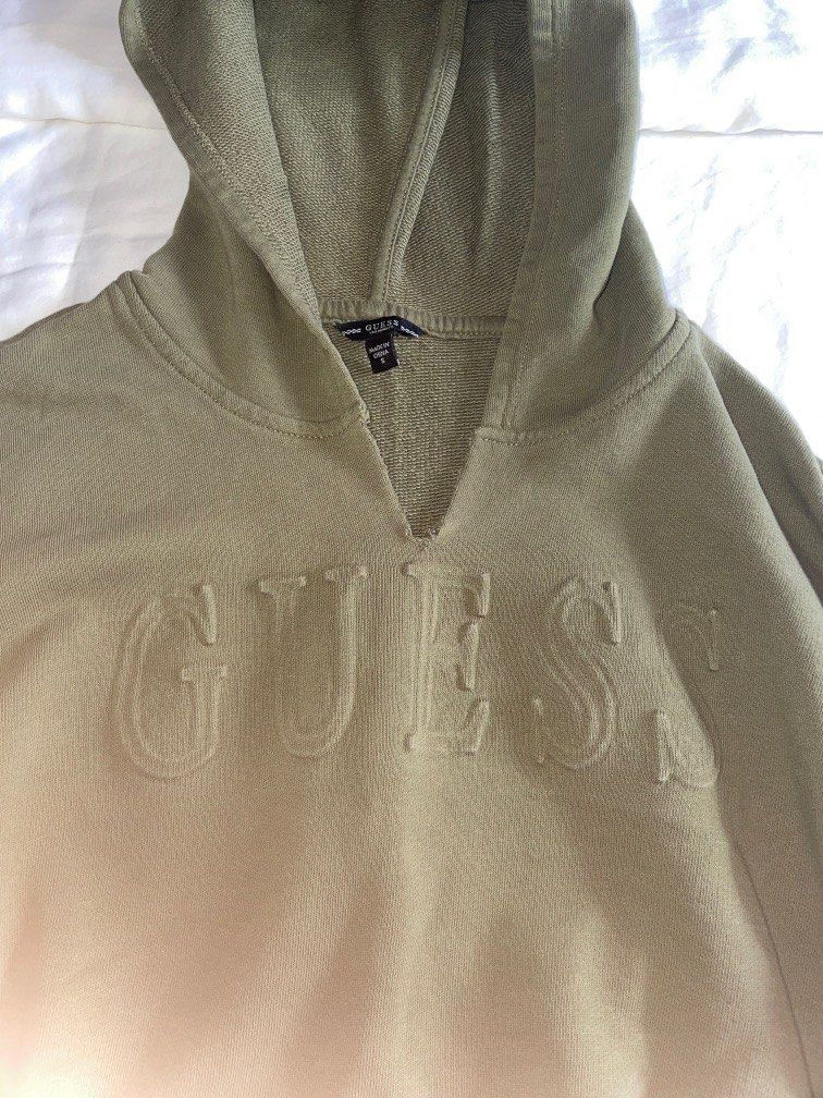 Guess clearance cropped hoodie