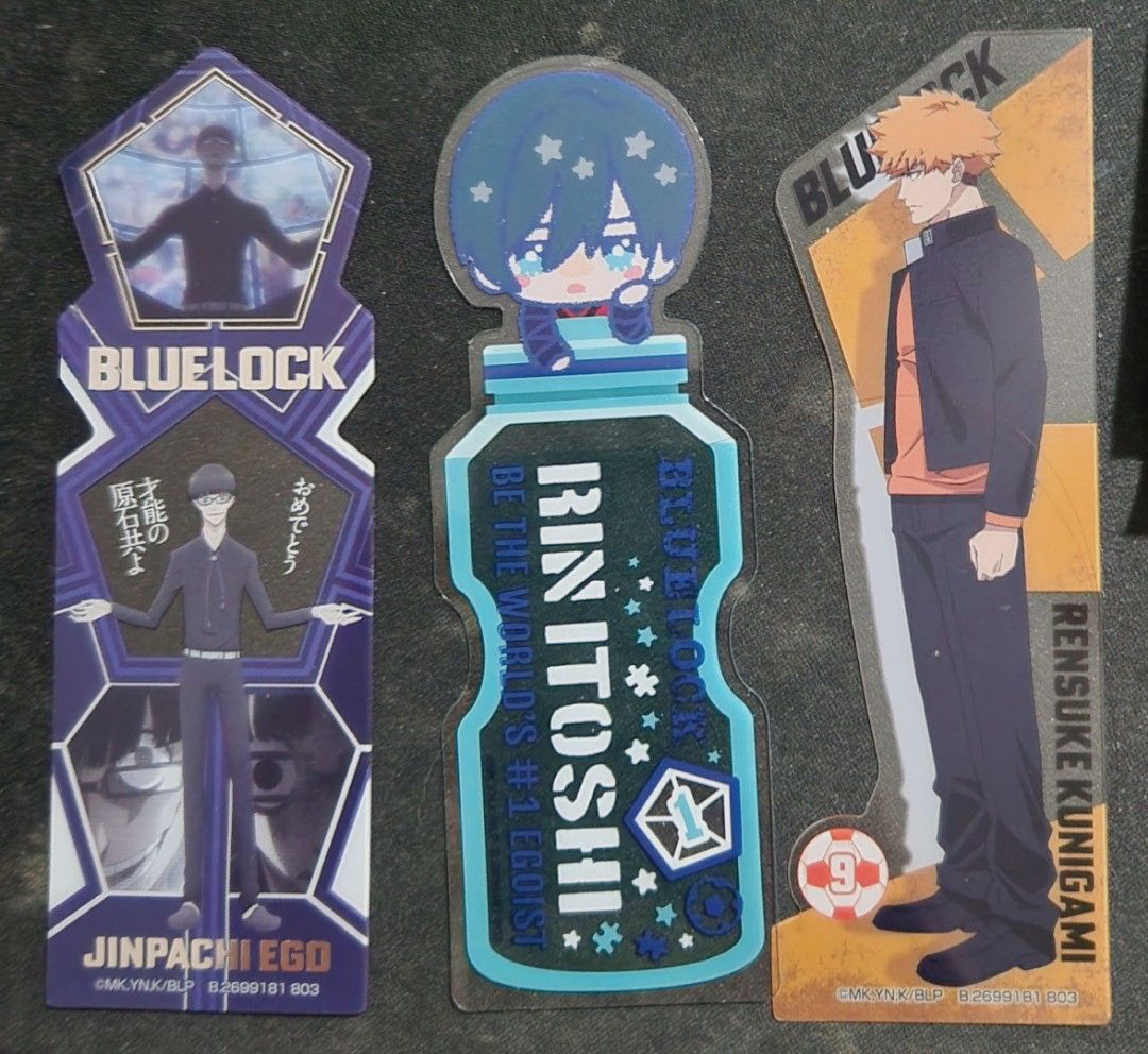 [WTS/WTT] Blue Lock Vol.1 Bookmark Rensuke Kunigami Rin Itoshi Jinpachi ...