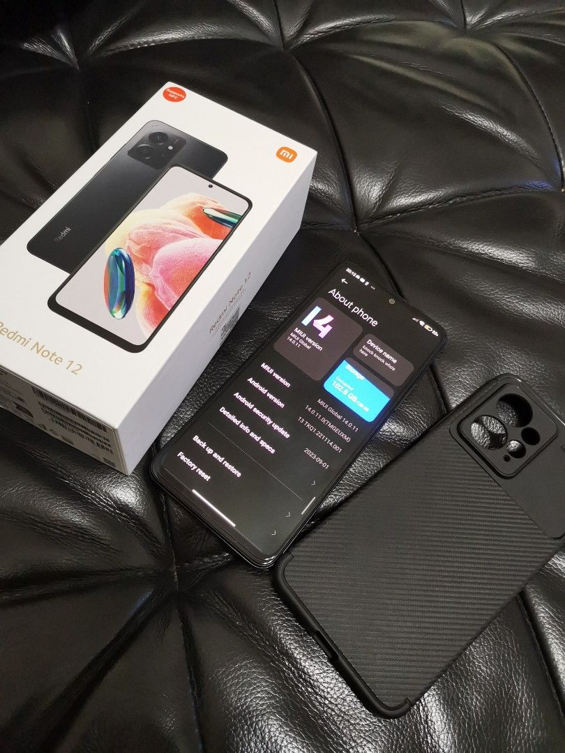 Xiaomi Redmi Note 12 (NFC) Black 128 GB, Mobile Phones & Gadgets ...