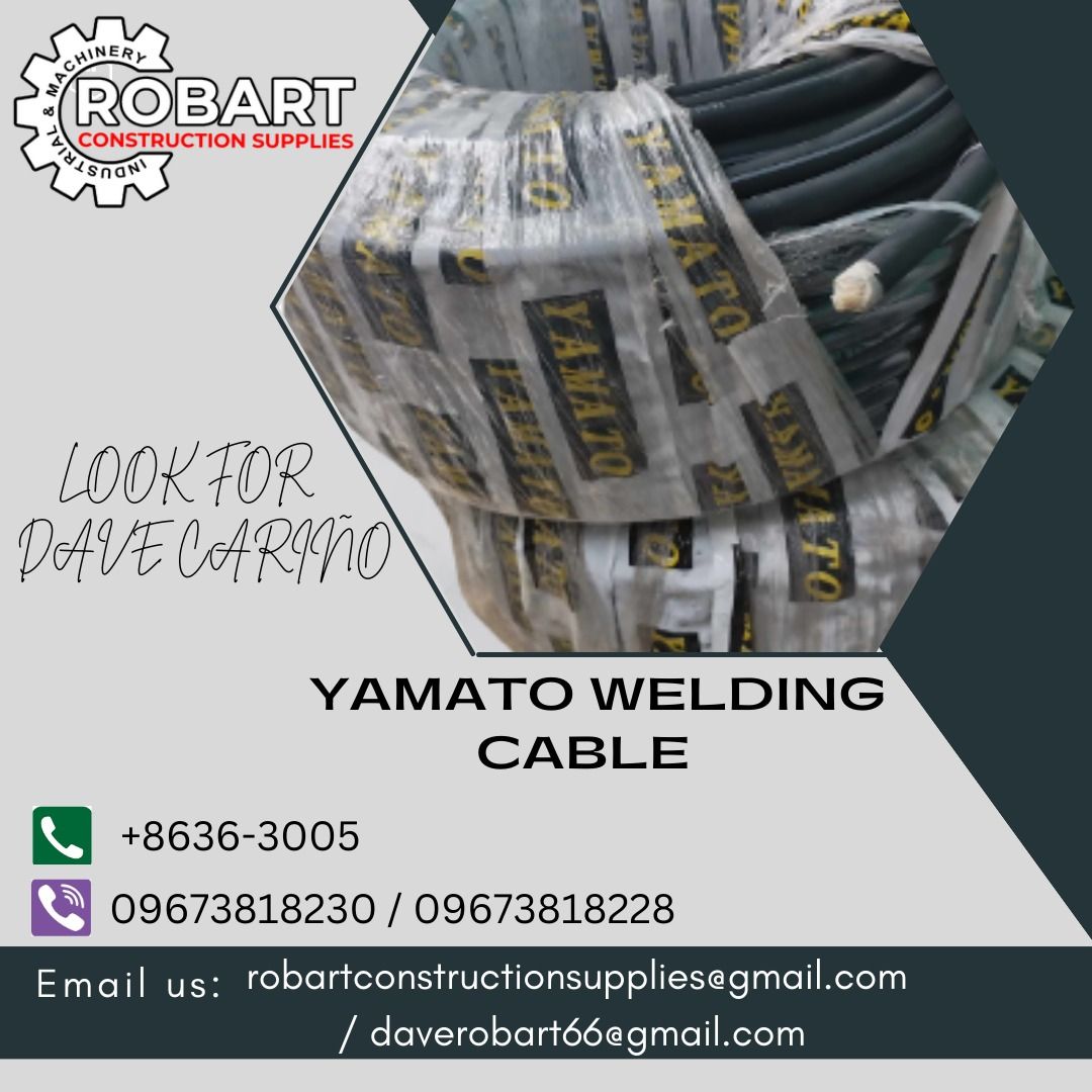 YAMATO WELDING CABLE, Commercial & Industrial, Construction Tools