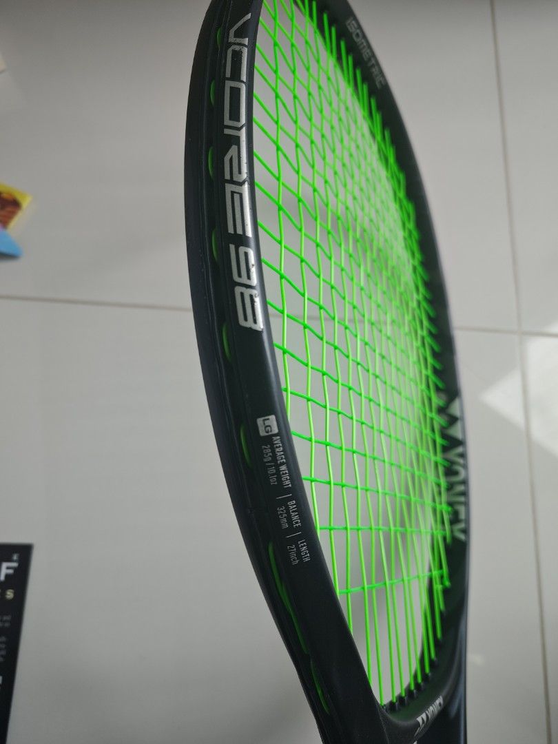 Yonex Vcore 98 Tennis Racket Galaxy Black, Sports Equipment, Sports ...