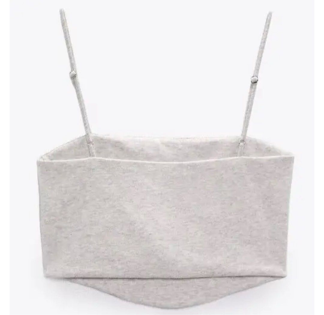 Zara Harvard Top, Women's Fashion, Tops, Sleeveless on Carousell