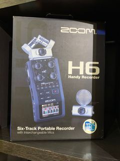 Zoom H6 All Black 6-Input / 6-Track Handy Recorder