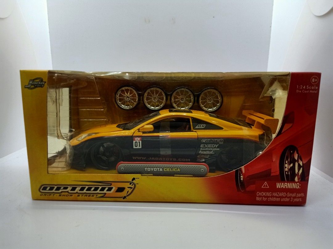 1 24 Toyota Celica Option D by Jada Toys Hobbies Toys Toys