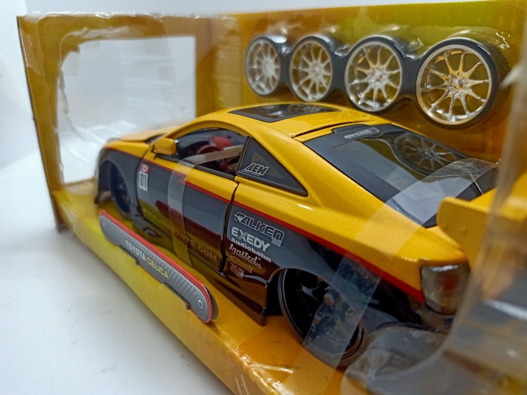 1:24 Toyota Celica Option D by Jada Toys, Hobbies & Toys, Toys & Games ...