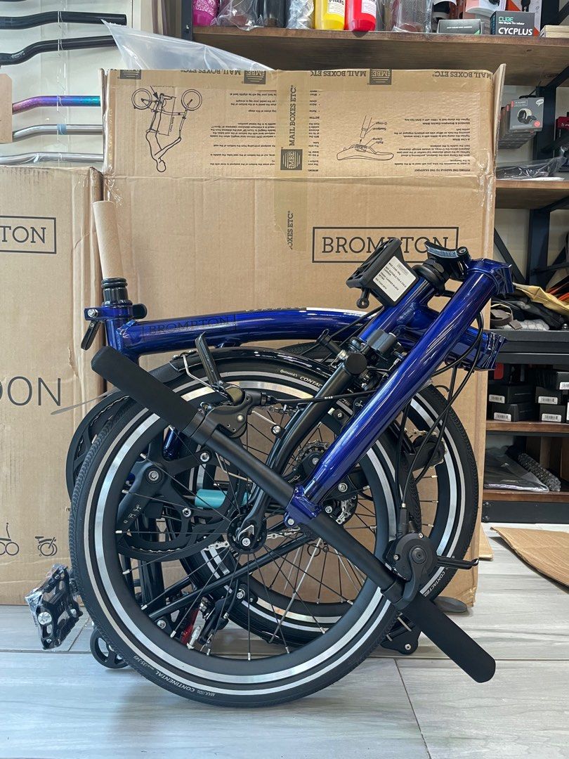 2023 Brompton Bolt Blue Lacquer S4L
