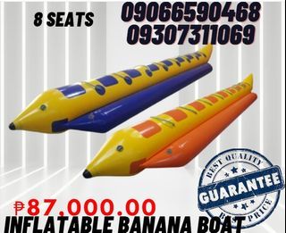 8 persons capacity inflatable banana boat for sale