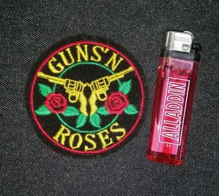 90'S Patches Vintage band GUNS N ROSES (kain baldu sulam)