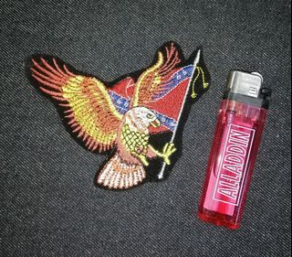 90'S Patches Vintage FLY WINGS EAGLE (kain baldu sulam)