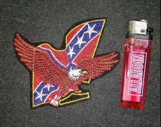 90'S Patches Vintage UP WINGS EAGLE (kain baldu sulam)