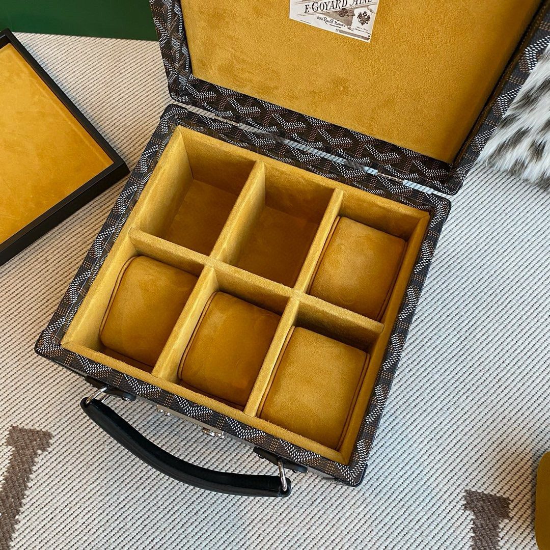 Goyard Goyardine Cufflink Box - Brown Decorative Accents, Decor &  Accessories - GOY31364 | The RealReal