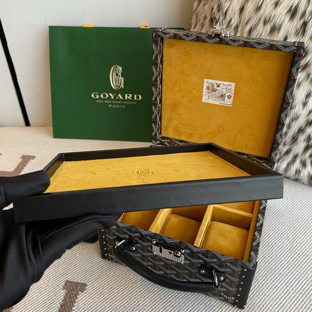 Goyardine Coffret Goyard Watchbox Jewelry Box For Girls Goyard Jewelry  Case, Goyard Trunk, Goyard