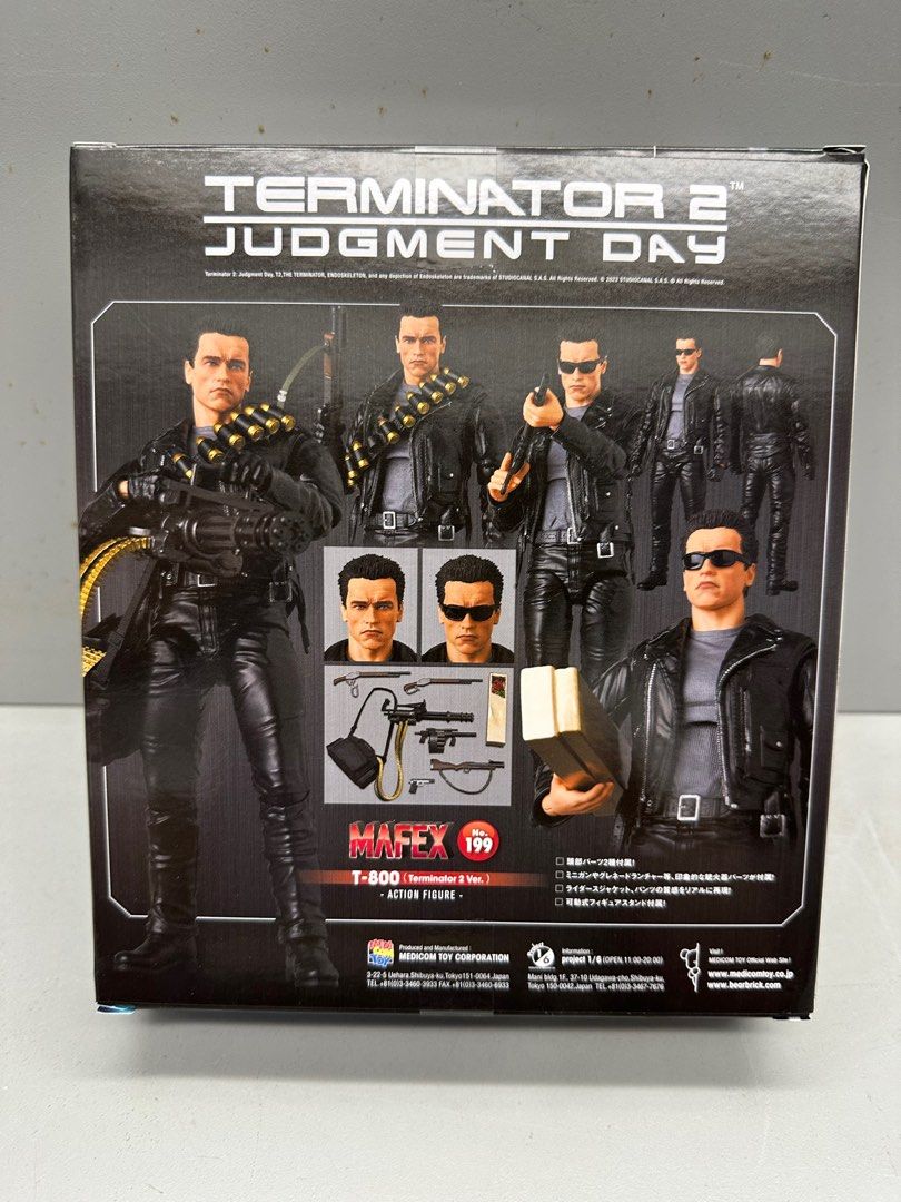 全新日版Medicom Toy MAFEX No.199 T-800 Terminator 2 Judgment Day 
