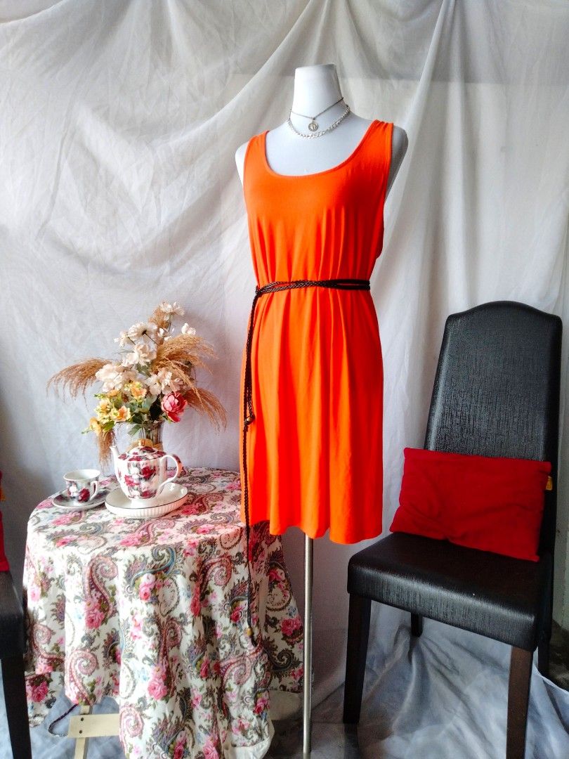 Orange dress sale old navy